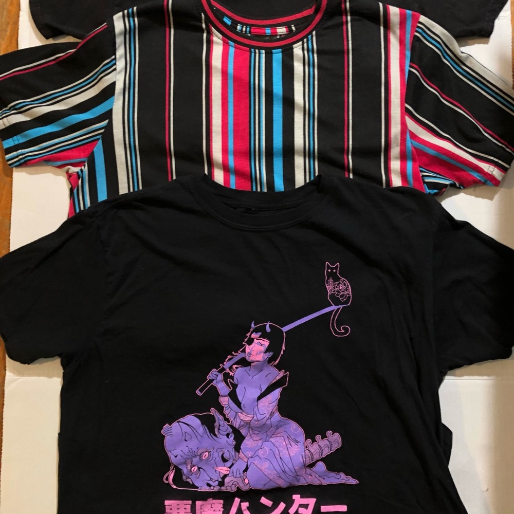 Mens long sleeve large t-shirt bundle